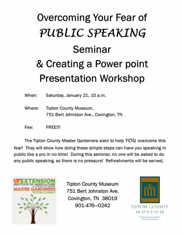 Public Speaking Seminar fb